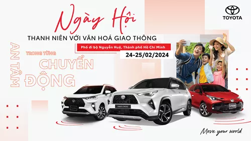 Toyota Việt Nam Đồng Hành Cùng Chương Trình Ngày Hội Thanh Niên Với Văn Hóa Giao Thông 2024