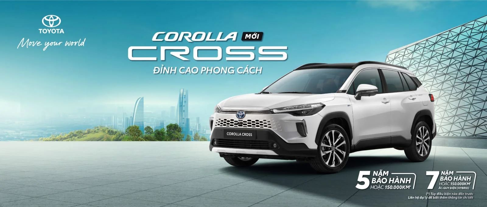 Banner Xe Toyota Corolla Cross Mới