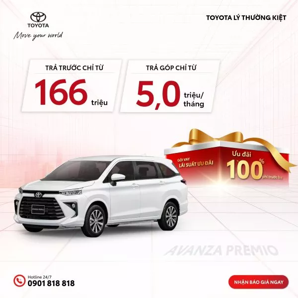 Toyota Tân Phú: Giảm 100% Phí Trước Bạ, Chốt Xe Thả Ga