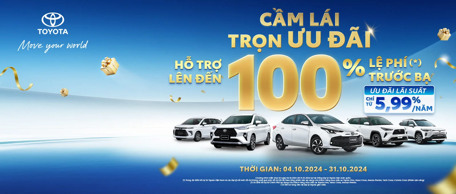 Khuyến Mãi 100% Trước Bạ Toyota Tân Phú