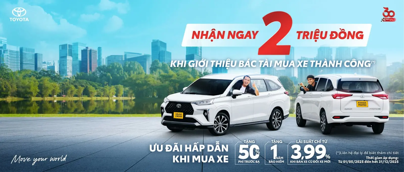 Banner Giới Thiệu Mua Xe Toyota Nhận Hoa Hồng 2 Triệu