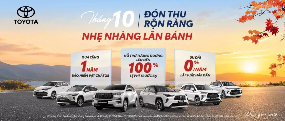 Toyota Tân Phú 13 Banner Khuyến Mãi Toyota 10-2026